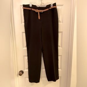 Peter Nygard trouser with belt side pocket black